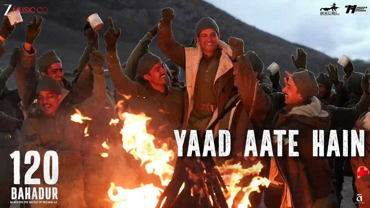 Yaad Aate Hain Lyrics in Hindi- 120 Bahadur
